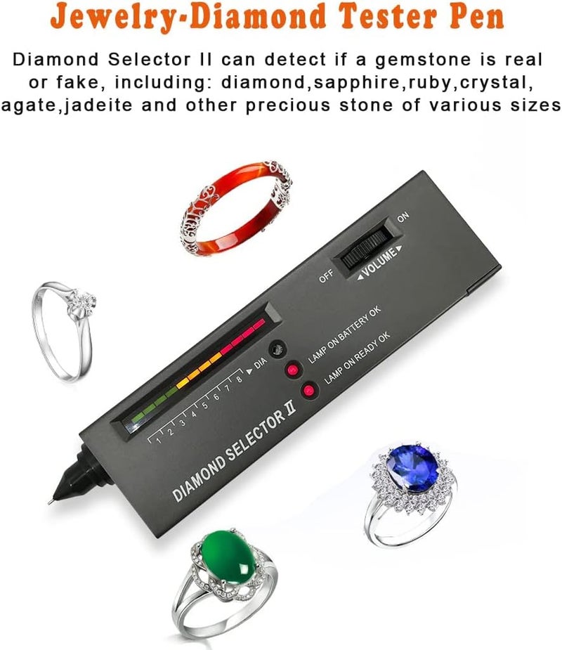 xinler Accuracy Jewelry-Diamond Tester Pen Professional Jewelry Diamond Tester Tool （No Batteries Included） - Image 2